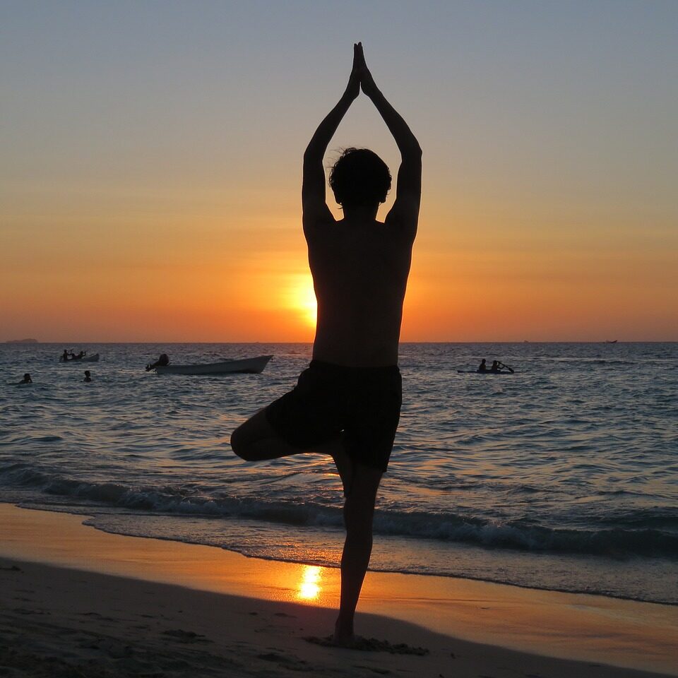 yoga, beach, sunset-1996209.jpg